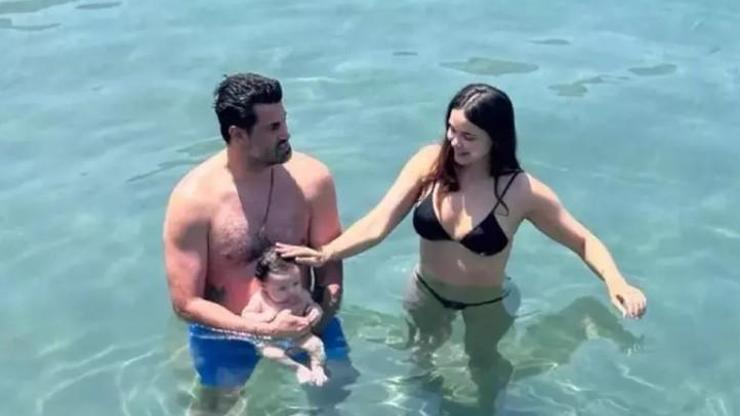 Yaz Sezonu Açıldı Zeynep Sever Demirel ve Volkan Demirel Ailesi Kızları Yasmin’le Tatilde