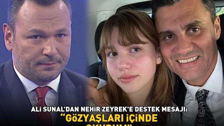 Ali Sunaldan Ferdi Zeyrek paylaşımı Babasına duygusal bir mesajla veda eden Nehir Zeyreke destek verdi: Gözyaşları içinde okudum