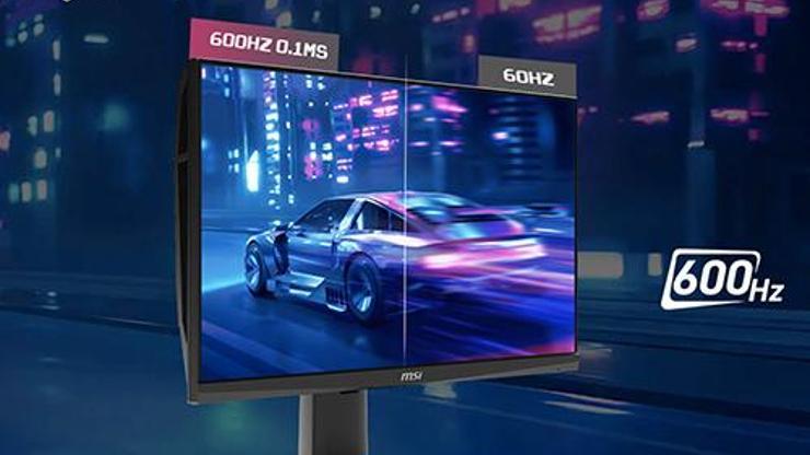 MSI’dan 600 Hz yenileme hızına ulaşan monitör