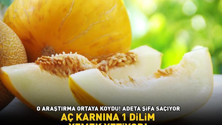 O araştırma ortaya koydu Aç karnına 1 dilim yemek yetiyor Yüksek su oranı ve potasyum içeriğiyle şifa oluyor