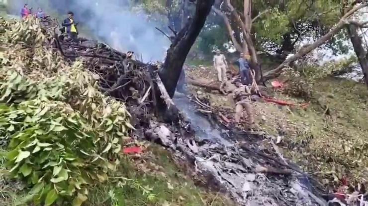 Hindistanda helikopter kazası: 7 ölü