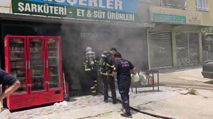 İş yerinde çıkan yangın söndürüldü