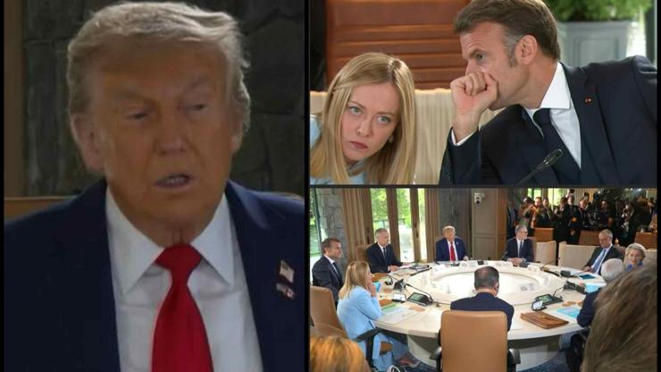 Macron Meloni’ye ne dedi G7’den çok konuşulan görüntüler İtalya Başbakanı’nın o hareketi kameralara yakalandı