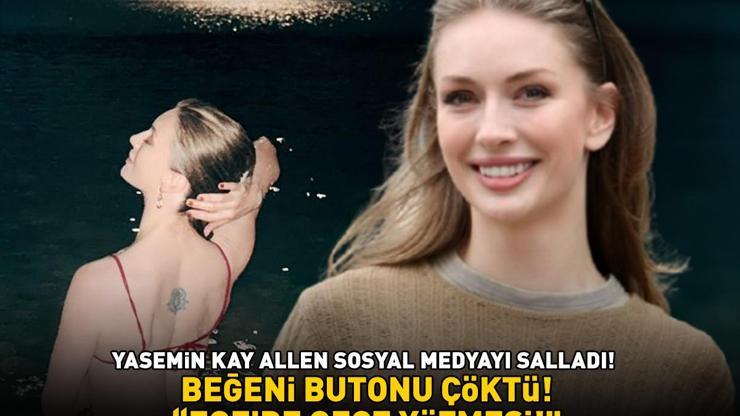 Arka Sokakların Gökçe Komiseri Yasemin Kay Allen sosyal medyayı salladı Beğeni butonu çöktü ‘EGEDE GECE YÜZMESİ