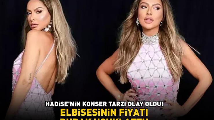 Hadisenin konser tarzı olay oldu Elbisesinin fiyatı dudak uçuklattı