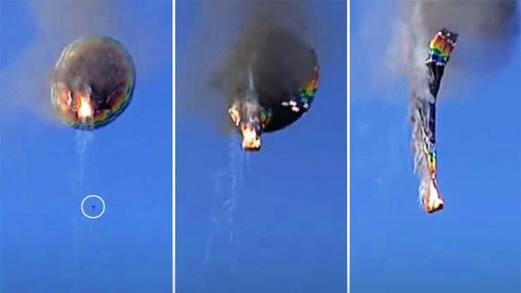 Brezilyada sıcak hava balonu faciası Alev alarak düştü: 8 ölü, 13 yaralı