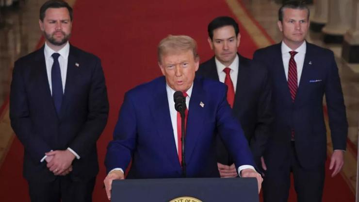 ABD Başkanı Donald Trumptan saldırı sonrası ilk açıklama: Fordo artık yok