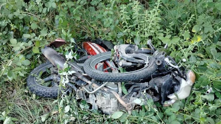 Otomobil ile çarpışan motosikletin sürücüsü öldü