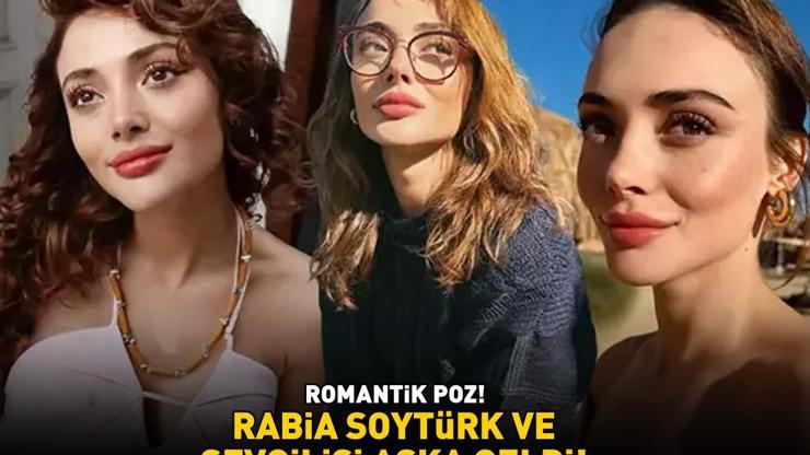 ROMANTİK POZ Rabia Soytürk ve sevgilisi Samet Vuruşan sosyal medyada aşka geldi