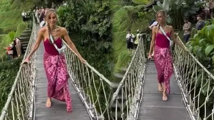 Çağla Şıkel Bali Tatilinde Korku Dolu Anlar Yaşadı