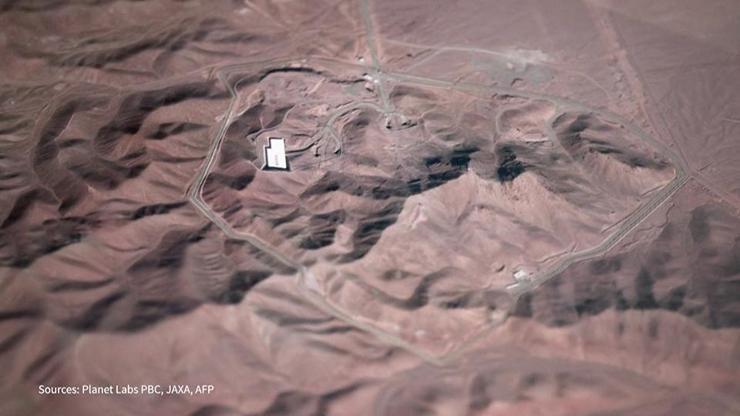 İranın nükleer kalesi orası mı Sığınak delici bombalarla bile vurulması imkansız