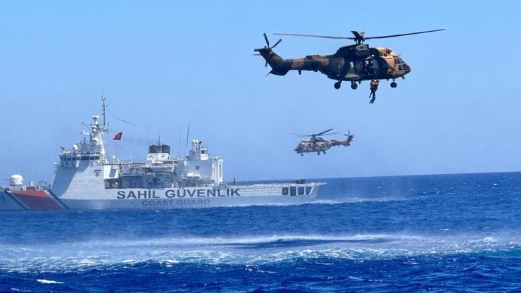 HEM HAVADA HEM DENİZDE Türkiye-KKTC ortak tatbikatı