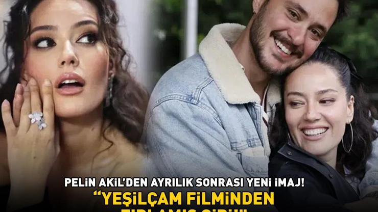 Anıl Altandan ayrılan Pelin Akilden yeni imaj Gören aynı şeyi söyledi: YEŞİLÇAM FİLMİNDEN FIRLAMIŞ GİBİ