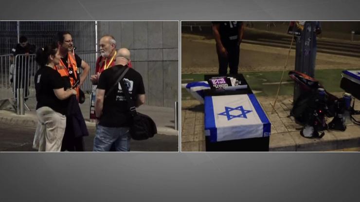 İsrail’de tabutlu Netanyahu protestosu: ASKERLER ÖLÜYOR, HÜKÜMET HALA AYAKTA