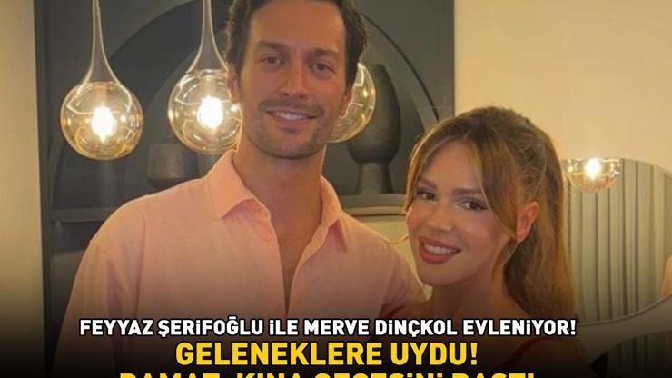 Camdaki Kızın Sedatıydı Feyyaz Şerifoğlu ile Merve Dinçkol evleniyor DAMAT, KINA GECESİNİ BASTI