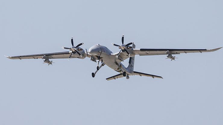 Bayraktar Akıncı’dan atılan Kemankeş 1 hava hedeflerini tam isabetle vurdu