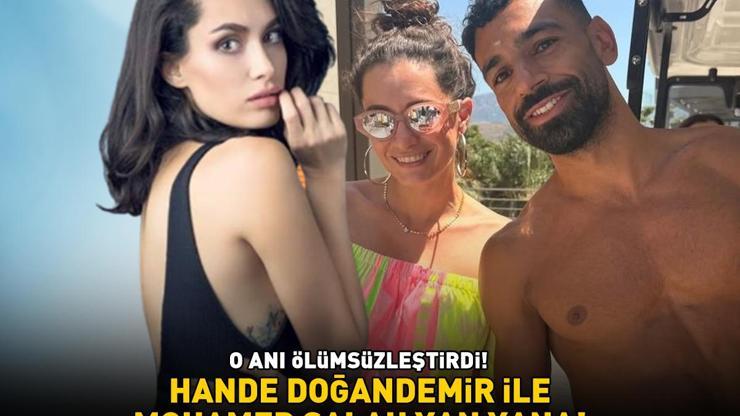Güneşi Beklerkenin Zeynepiydi Hande Doğandemir ve Mohamed Salah yan yana