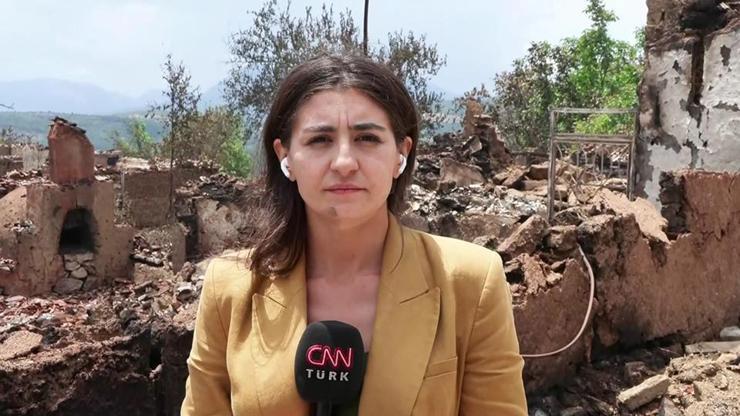 CNN TÜRK ekibi görüntüledi: Urgancılar köyü yangında bu hale geldi