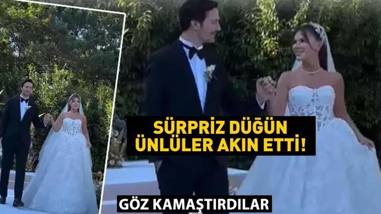 Merve Dinçkol ve Feyyaz Şerifoğlu Dünyaevine Girdi 30 Bin Dolarlık Yüzük, Davul-Zurnalı Düğün ve İlk Kareler Burada