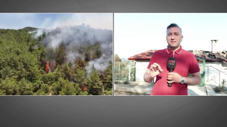 CNN TÜRK BÖLGEDE | Menderes ve Seferihisar yanıyor: Onlarca ev kül oldu