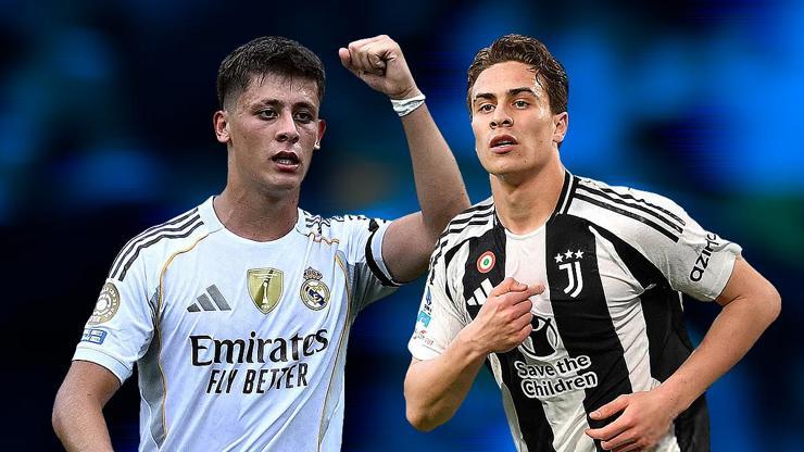 Real Madrid, Juventusa karşı Arda Güler ve Kenan Yıldız sahne alıyor...
