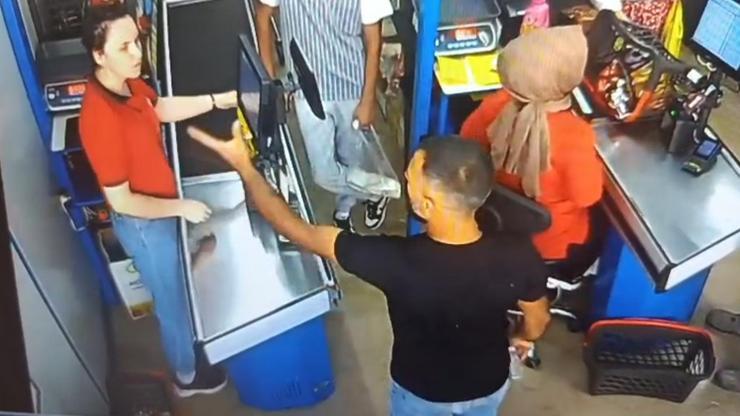 Kadın kasiyere dehşeti yaşattı: Yumruklayıp kaçtı