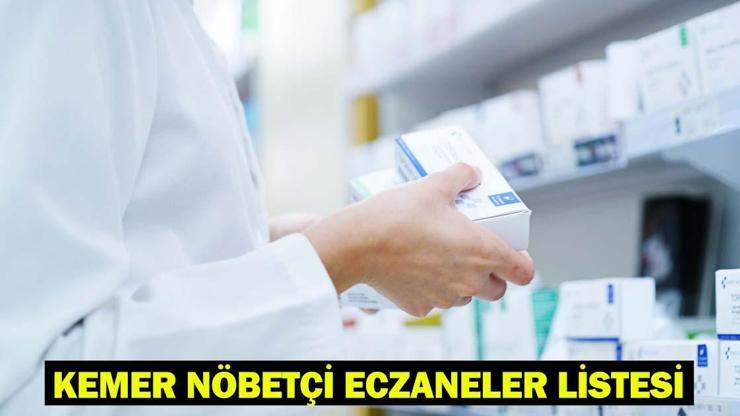 ANTALYA NÖBETÇİ ECZANE: 3 Temmuz Antalya Kemer Nöbetçi Eczane Bilgileri ANTALYA NÖBETÇİ ECZANE: 3 Temmuz Antalya Kemer Nöbetçi Eczane Bilgileri