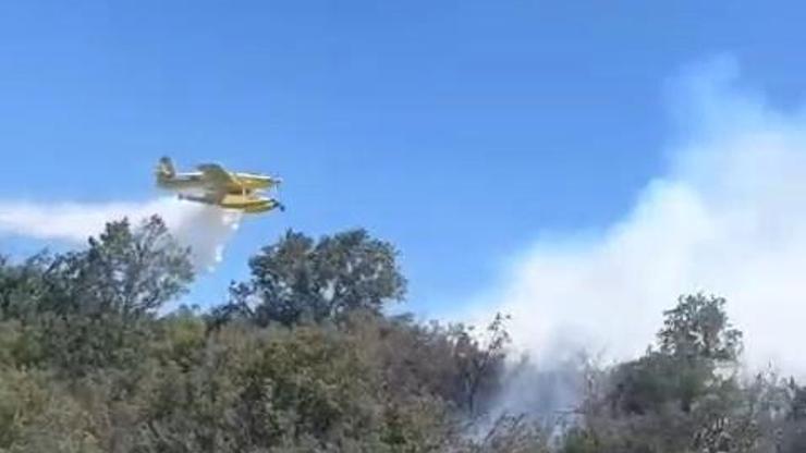 Silivride orman yangını: 2 yangın söndürme uçağıyla müdahale