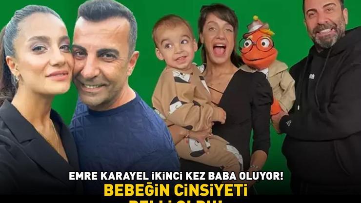 Emre Karayel ikinci kez baba oluyor Bebeğin cinsiyeti belli oldu