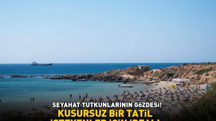 SEYAHAT TUTKUNLARININ GÖZDESİ Altın sarısı kumu, turkuaz renkteki berrak deniziyle tatilcileri büyülüyor