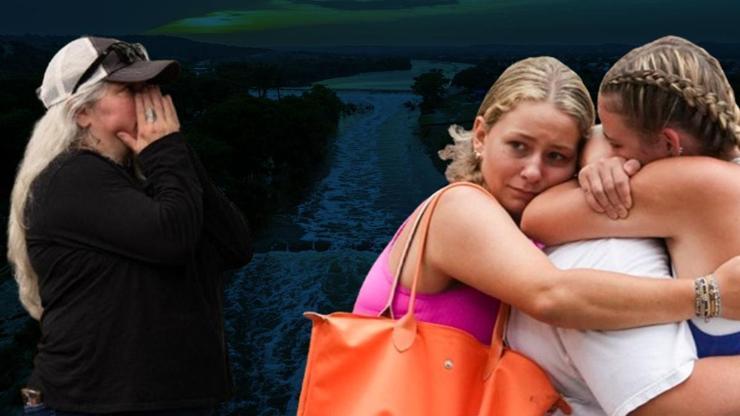 Felaket 30 Dakikada Geldi Selin Yıkıcı Hızı Kamerada… Teksas’ta Zamanla Yarış: 28’i Çocuk 82 Can Kaybı, Onlarca Kayıp…