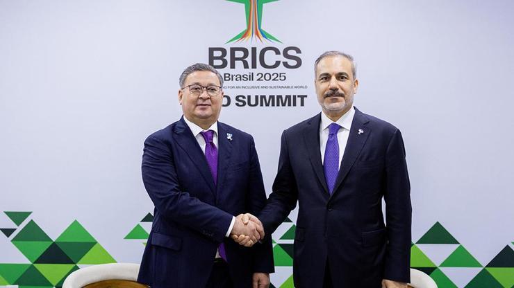 Dışişleri Bakanı Hakan Fidan, Kazak mevkidaşı Nurtleu ile görüştü