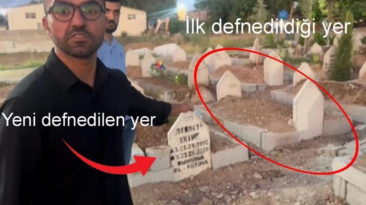 Mezarlık ziyaretine giden aile şoka uğradı Gece yarısı cenazeyi başka yere taşımışlar