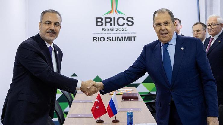Dışişleri Bakanı Hakan Fidan, Rus mevkidaşı Lavrov ile bir araya geldi