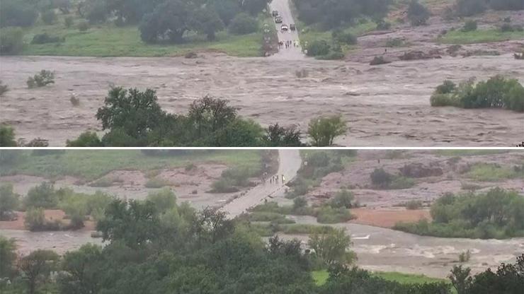 Teksasta 28i çocuk 104 can alan sel böyle gelmiş