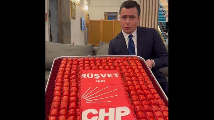 Osman Gökçek’ten Mecliste baklavalı gönderme: Rüşvet için CHP