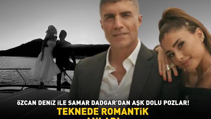 TEKNEDE ROMANTİK ANLAR Özcan Deniz ve Samar Dadgardan aşk dolu pozlar