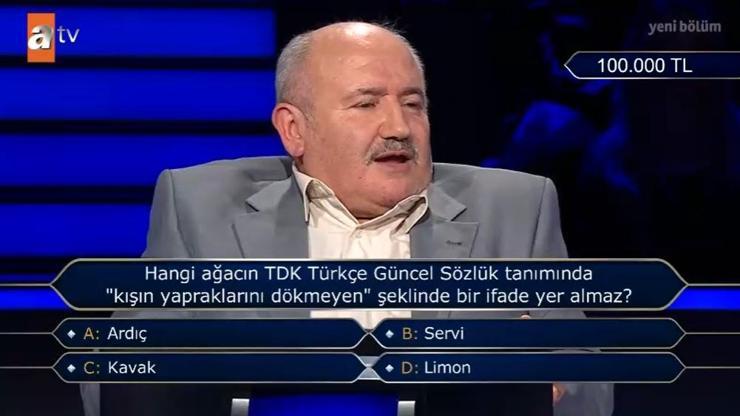 Kışın yapraklarını dökmeyen ağaç? TDK Türkçe Güncel Sözlük tanımı! Kışın yapraklarını dökmeyen ağaç? TDK Türkçe Güncel Sözlük tanımı!