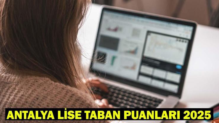 ANTALYA LİSE TABAN PUANLARI 2025 Antalya Fen Lisesi-Anadolu Lisesi, Anadolu İmam Hatip Lisesi taban puanları ve yüzdelik dilimleri