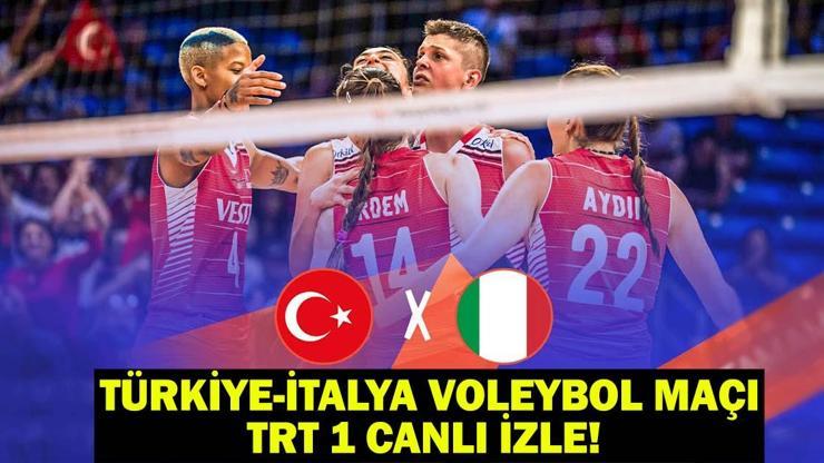 TÜRKİYE-İTALYA VOLEYBOL MAÇI TRT 1 CANLI İZLE! Filenin Sultanları Milletler Ligi voleybol maçı saat kaçta, hangi kanalda? TÜRKİYE-İTALYA VOLEYBOL MAÇI TRT 1 CANLI İZLE! Filenin Sultanları Milletler Ligi voleybol maçı saat kaçta, hangi kanalda?