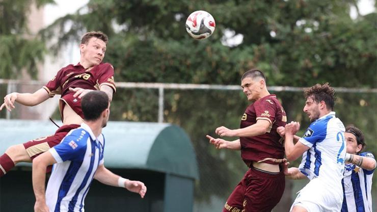 68729e8dfa20a9ce6b582329 Trabzonspor hazırlık maçında Dinamo Tiflis ile yenişemedi