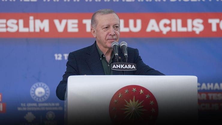 SON DAKİKA | Cumhurbaşkanı Erdoğan: Eserlerimizle, yatırımlarımızla durmak yok yola devam diyoruz