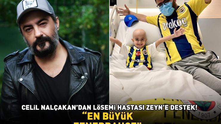 Poyraz Karayelin Zülfikarı Celil Nalçakandan lösemi hastası minik çocuğa destek