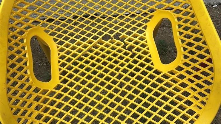 Spor kompleksinde sandalyeleri kıran 4 kişi, geri dönüp özür diledi