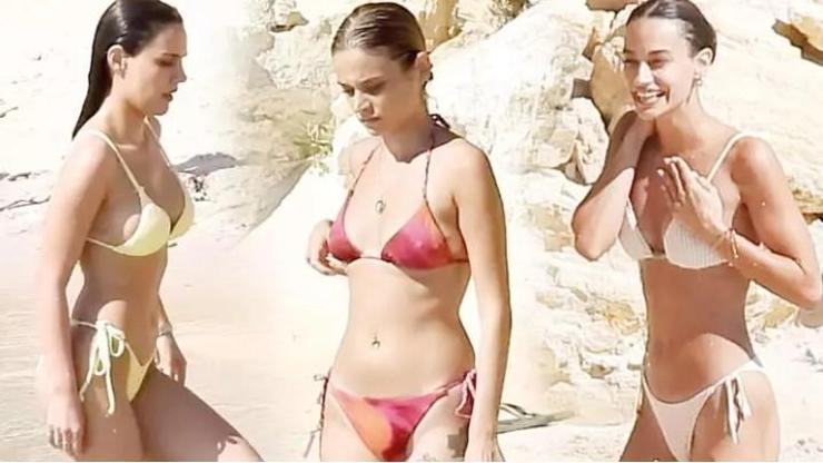 Çeşme’nin Parlayan Yıldızları: Özgü Kaya, Sude Zülal Güler ve Serra Pirinçin Tatil Keyfi