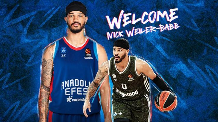 6874e3f7d0764f40b39631b4 Anadolu Efes, 'Yılın Savunmacısı' Nick Weiler-Babb'ı transfer etti