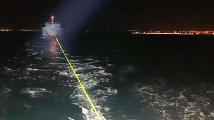 Çanakkale Boğazında gemi arızası