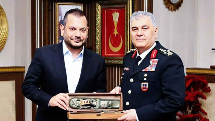 68762824de416d36a62a788d Trabzonspor Başkanı Ertuğrul Doğan'dan, Jandarma Genel Komutanı Orgeneral Ali Çardakcı’ya ziyaret