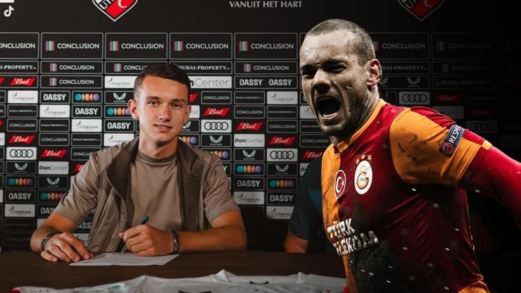 68764107de416d36a62a79a1 Wesley Sneijder'in oğlu Jessey Sneijder, profesyonel oldu