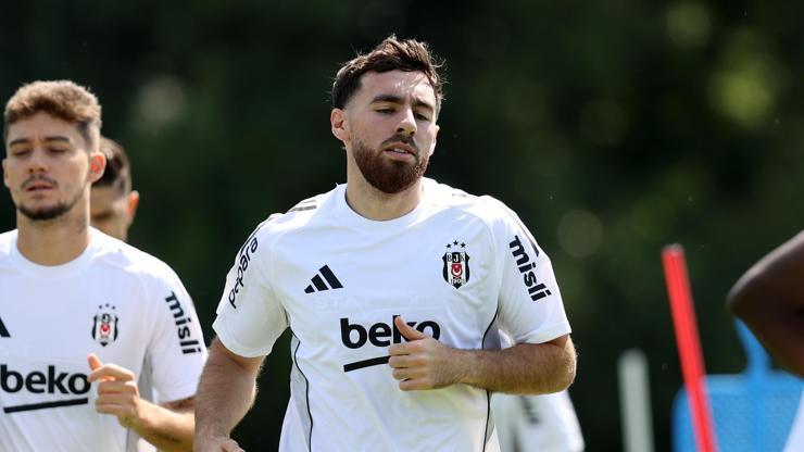 6876461ade416d36a62a79b3 Orkun Kökçü, Beşiktaş'taki ilk antrenmanına çıktı
